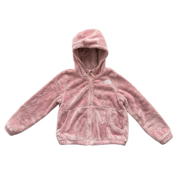 The North Face Pink Oso Fleece Hoodie Jacket Size 6T
